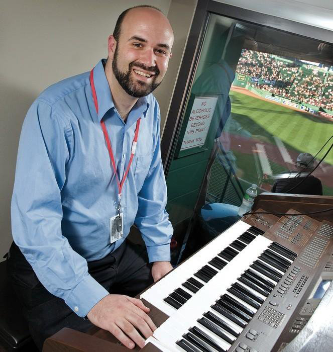 Boston Red Sox organist John KantorPhoto courtesy of Josh Kantor