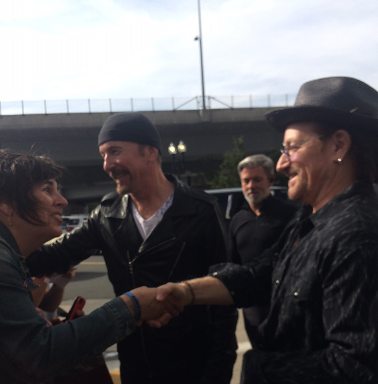 bono handshake with ALP