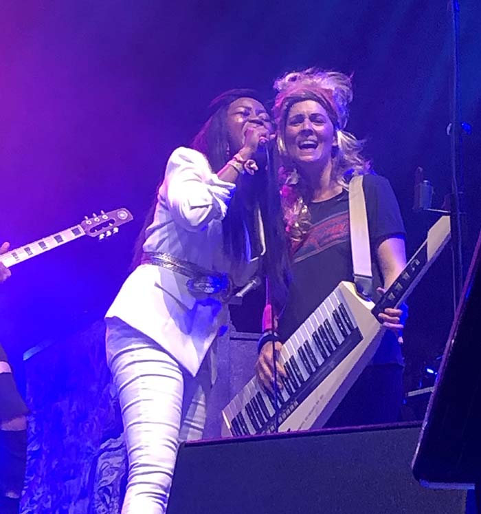 ruby brandi keytar ladies 80s